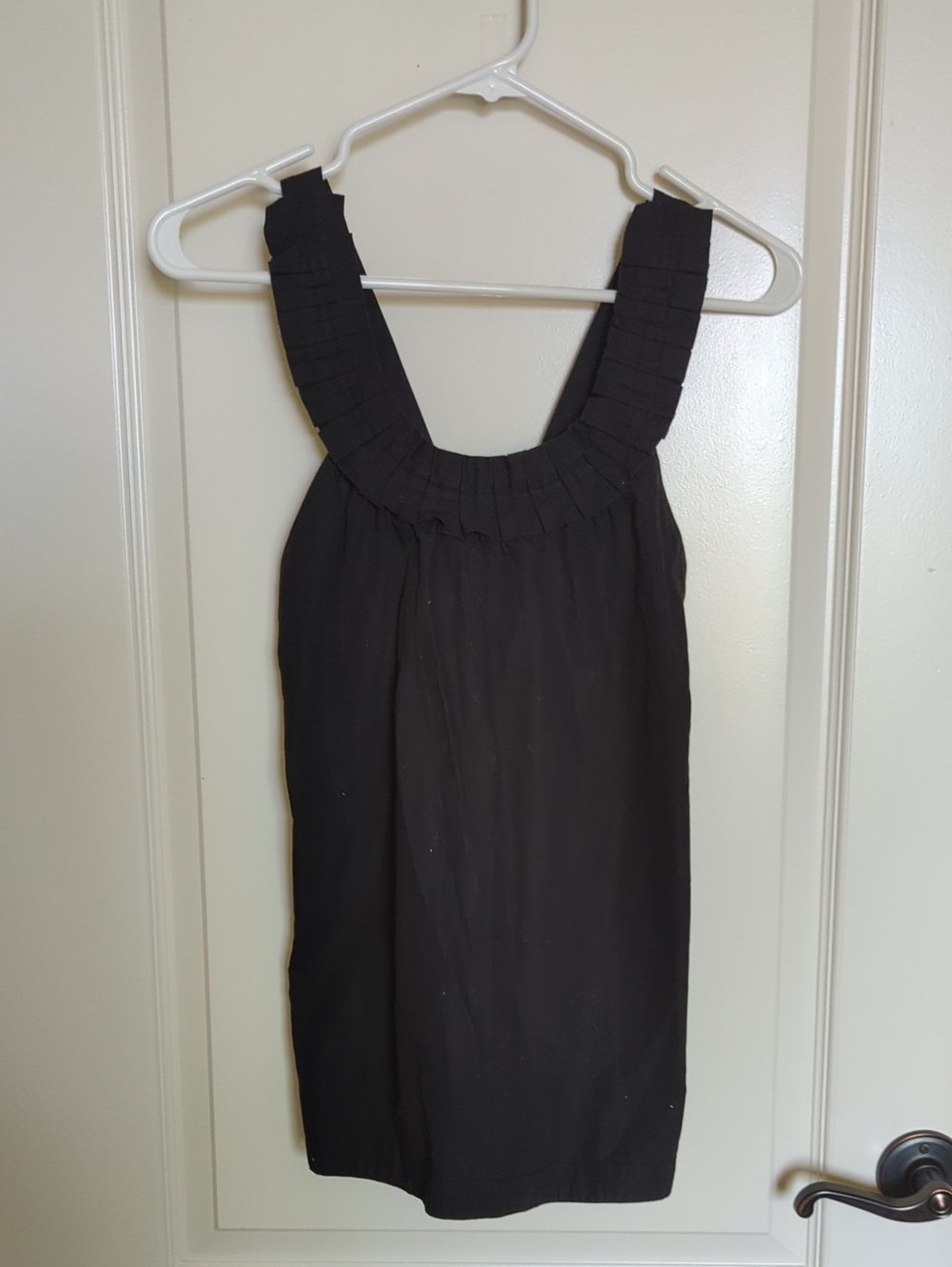 J Crew Pleated Crossback Top